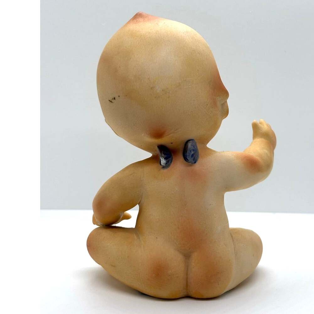 VTG Porcelain Norcrest Fine China Kewpie Doll, Piano Baby Figure - Made in Japan - Picture 3 of 6